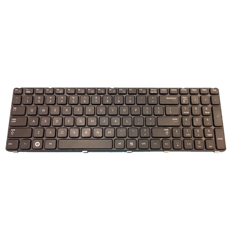 Keyboard laptop HK-HHT UNTUK Samsung R580 US Keyboard hitam