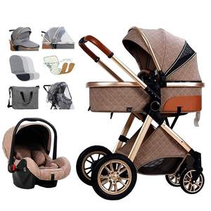 <span class=keywords><strong>Babyfond</strong></span> de luxe Livraison rapide <span class=keywords><strong>Poussette</strong></span> pour bébé 3 en 1 <span class=keywords><strong>Poussette</strong></span> pliante bidirectionnelle haute paysage Landau pour bébé à prix bon marché - Product Image 1