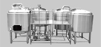 Sistema de Cervecería de 1000L 10HL con 4 Recipientes a Presión, Máquina de Cervecería, Tanque Encamisado de Acero Inoxidable