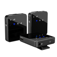 Microphone Lavalier Sans Fil Pro 2.4G à Latence Ultra-Faible avec Réduction de Bruit IA pour Streaming en Direct, YouTube et Vlogging