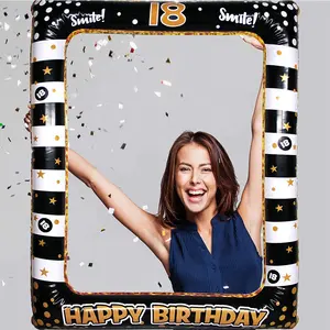 18-й день рождения надувная рамка фото для дня рождения стенд реквизит декор или фотографии