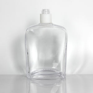 Bouteilles d'alcool en verre de luxe personnalisées 700ml 750ml Tequila Patron Spirit <span class=keywords><strong>Whisky</strong></span> Vodka avec bouchon en liège - Product Image 1