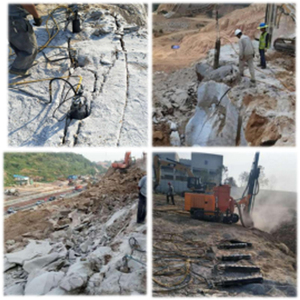 Máquina de Partir Rocas con Explosivos Estáticos, Varilla para Partir Rocas, Máquina de Partir Concreto con Motor Diésel, Partidor Hidráulico de Rocas para Canteras - Product Image 5