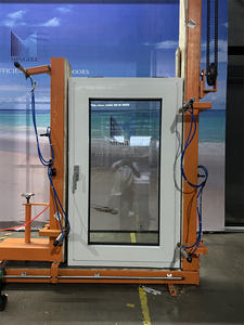 Fenêtres à bascule et à rotation MINGLEI, maison passive, triple vitrage, <span class=keywords><strong>fenêtre</strong></span> à bascule et à rotation en aluminium français avec moustiquaire - Product Image 4