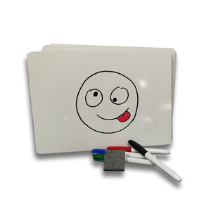 Pas de cadre Double face enfants Lapboard 2 pouces feutre gommes et noir effaçable à sec Lapboard tableau blanc - Product Image 2