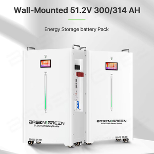 Batteria al Litio Basen 15KWh 16S 48V LiFePO4, Disponibile in EU/MY, 280Ah 314Ah 300Ah 51.2V, Pacco Batteria Ibrido Solare con Inverter - Product Image 1