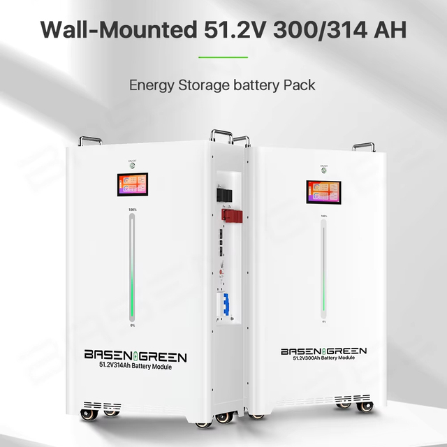 Basen15KWh Lithium 16S 48V Lifepo4 EU/MY Stock 280Ah 314Ah 300Ah 51.2V Lithium Battery Pack Hybrid Solar Battery Inverter