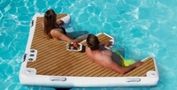 Plateforme flottante gonflable double foil pour jet ski et bateau hydrofoil