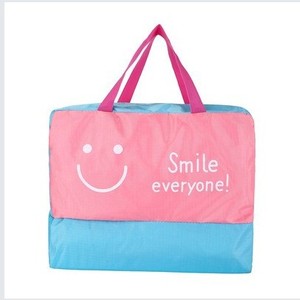 กระเป๋าฟิตเนสสำหรับทุกเพศ Bonjour Lomme สีกรมท่า กันน้ำ พร้อมหูหิ้วนุ่ม - Product Image 2