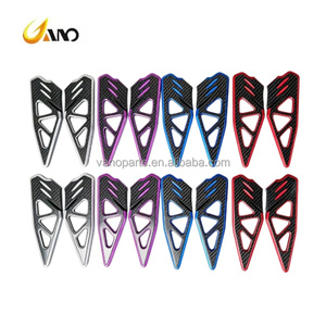 แป้นเหยียบอะลูมิเนียม CNC สำหรับรถมอเตอร์ไซค์ WANOU PCX125/150 PCX160  แบบสองสีเคลือบอโนไดซ์ - Product Image 5