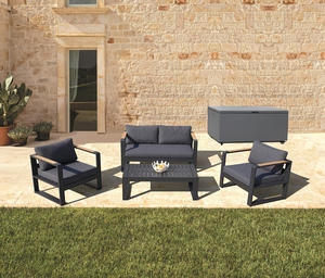 Juego de Muebles de Jardín JN4062-W, Sofá para Exteriores, Ideal para Hoteles, Restaurantes y Terrazas - Product Image 6