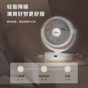 Yacu Desktop Fan With <b>Light</b> 11-20 Sqm For Dorm Bedroom Use - Product Image 3