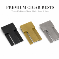 Support à cigares en acier inoxydable, pliable et portable, support à cigarettes simple en métal, repose-cigares multifonctionnel pour bureau et voyage