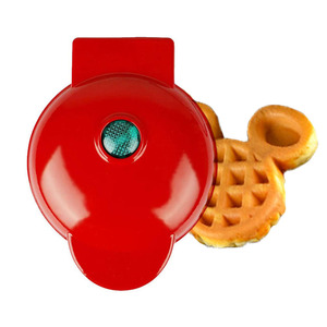 <b>Waffle</b> Maker 220V Double-Sided Heating Non-Stick Red Electric Griddle For Breakfast Dessert Cake Making - Product Image 1