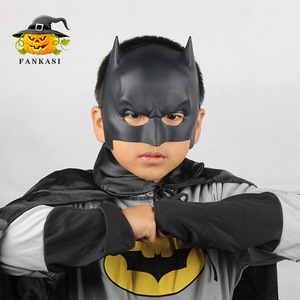 Masque demi-visage Batman noir pour Halloween, costume de fête cosplay adulte et enfant - Product Image 4