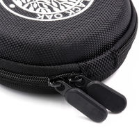 Étui de montre rond portable en EVA noir, personnalisation professionnelle