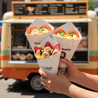 Sacs à crêpes personnalisés de qualité alimentaire, boîtes en papier, boîtes à pizza en tranches et autres emballages alimentaires