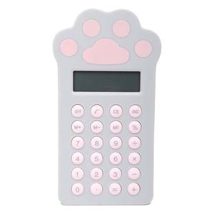 Calculatrice portable créative et mignonne pour étudiants en finance, design patte de chat et carotte - Product Image 3