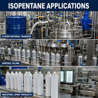 Isopentane CAS 78-78-4 99% Agent de gonflage Composant de mélange pour mélange de CP Pentane Remplacement du HCFC-141b Approvisionnement en vrac