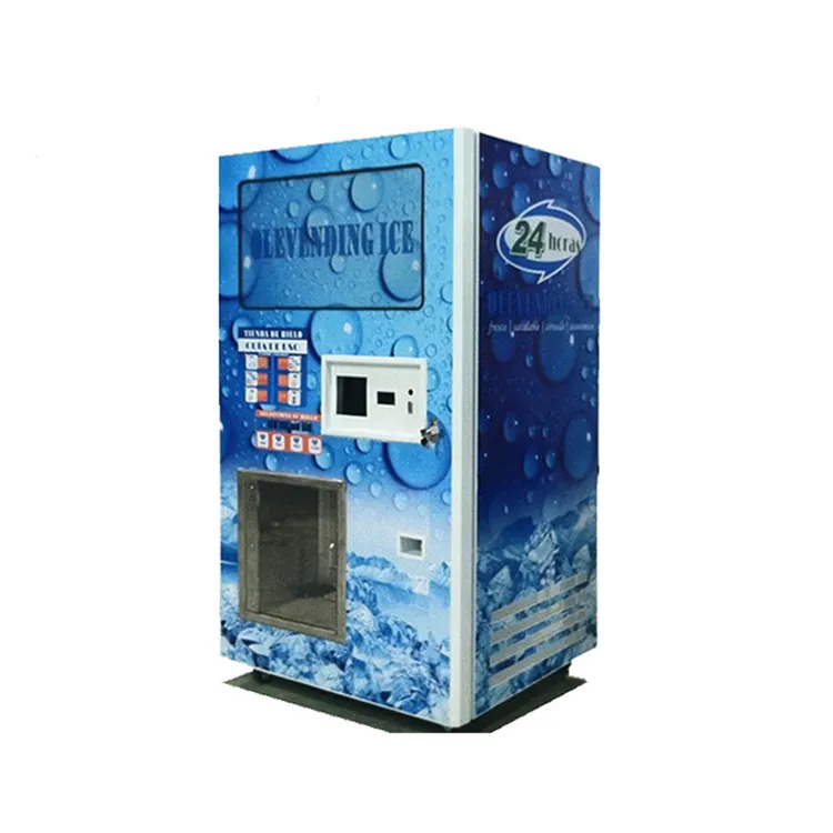 공장 가격 24 시간 서비스 동전 Ic 카드 기능 상업적인 옥외 셀프서비스 얼음 자동 판매기