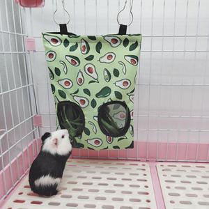 Alfombrillas y almohadillas para mascotas de primera calidad, bolsa de alimentación de hierba de topo de cerdo holandés Totoro transfronterizo para Conejo, característica transpirable - Product Image 2