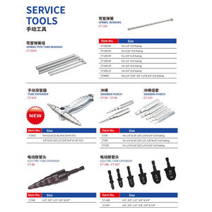 Réfrigération CVC A/C Climatiseur Outil En Acier Inoxydable Outils De Coupe Ensemble Aileron Redresseur Deburer Alésoir Pincer Pince - Product Image 2