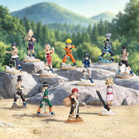 Authentique POP MART Narutoo Action Classic Battle Exam Arc Blind Box 10Pcs/Set Figurine Articulée de Collection pour Bureau Cadeau