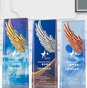 Nouveau Design <span class=keywords><strong>Dream</strong></span> Flying Sports Events Souvenirs Impression complète K9 Crystal Award Trophy For Business Gifts - Product Image 1