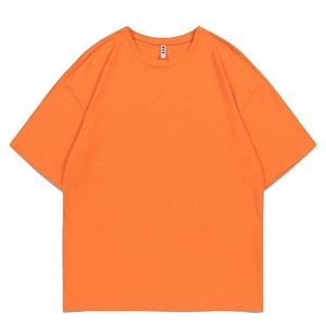 Áo thun nam mùa hè chất lượng cao 180GSM cotton, kiểu dáng rộng, in logo tùy chỉnh, sản xuất OEM & ODM năm 2025, mẫu trơn - Product Image 5