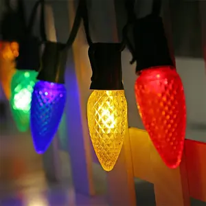 Lâmpadas de reposição C9 LED luz de Natal branco quente