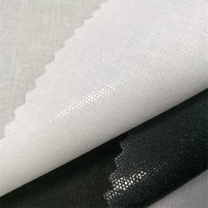 PA DHPE Revêtement Rigide 100% Coton Fer sur Interfaçage Tissé Fusible Interlignage Tissé <span class=keywords><strong>pour</strong></span> <span class=keywords><strong>Sac</strong></span> de Chemise - Product Image 1
