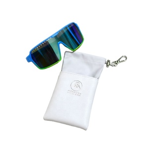Sacs cadeaux en cuir PU souple pour fête, étui pour lunettes de soleil avec logo personnalisé - Product Image 6