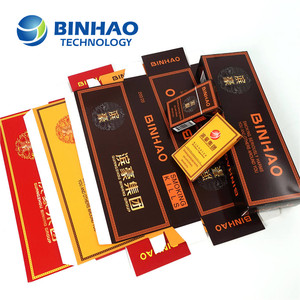 Tùy chỉnh in ấn giấy hộp xì gà 166*90 mét Kích thước góc vuông hình dạng thuốc lá bên trong gói thuốc lá bao bì - Product Image 6