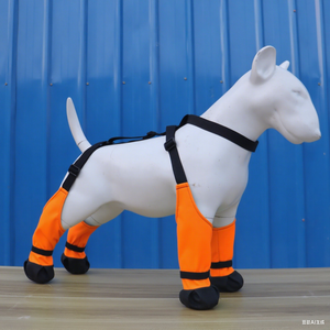 गर्म बिक्री शीतकालीन कुत्ते जूते के जूते के साथ पर्यावरण के अनुकूल मखमल और गैर-पर्ची ठोस पैटर्न गर्म पालतू जूते लोविवियर - Product Image 6