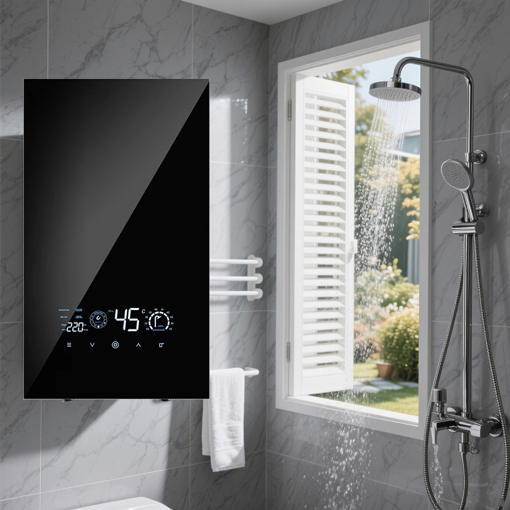 Home Smart 8.5kW 12kW Tankless Electric Instantaneous Shower Geyser Hot Water Heater for Bathroom