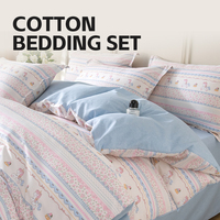 Vente en gros de draps de lit personnalisés en coton 100% - Ensemble de literie 4 pièces - Housse de couette - Taille King Size - Taille Queen Size - Taille Full - Super doux - Luxe