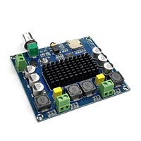 Carte d'amplificateur de puissance numérique XH-A105 BLE 5.0 TDA7498 2x100W Module AMP audio stéréo prenant en charge la carte TF et l'AUX