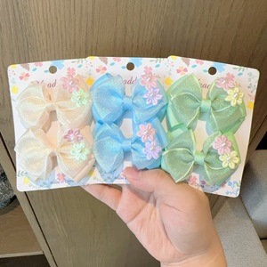 Fermaglio per Capelli Luminoso a Forma di Fiore in Plastica per Ragazze, Dolce Accessorio per Capelli a Fiocco Stile Cartone Animato per Adolescenti, Ritorno a Scuola - Product Image 4