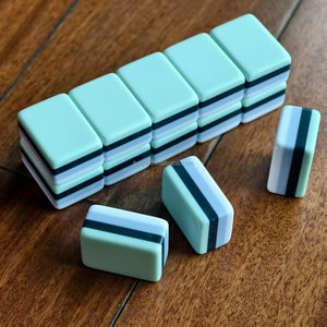 Juego de Mahjong Americano de Lujo, 160 Piezas de Acrílico Grabado - Product Image 4