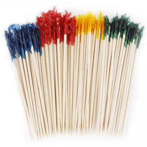 卸売 15cm ホイルカクテルウッドピック カップケーキトッパー つまようじ ケーキデコレーション用ピック 結婚式パーティー用 - Product Image 1