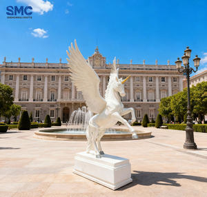 <span class=keywords><strong>Escultura</strong></span> <span class=keywords><strong>de</strong></span> Caballo Alado <span class=keywords><strong>Pegaso</strong></span> <span class=keywords><strong>de</strong></span> Fibra <span class=keywords><strong>de</strong></span> Vidrio Pintada y Tallada, Diseño <span class=keywords><strong>de</strong></span> Arte Moderno SMC, para Decoración <span class=keywords><strong>de</strong></span> Jardines Exteriores - Product Image 6
