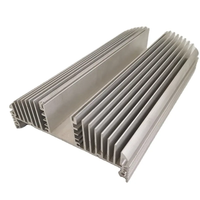 Plaque de refroidissement à eau en alliage d'aluminium avec caloduc, radiateur de 160 mm avec base en cuivre, services de cintrage, découpe et soudage