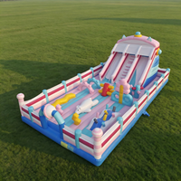 Château gonflable commercial en PVC avec toboggan, nouveau design, château gonflable pour enfants