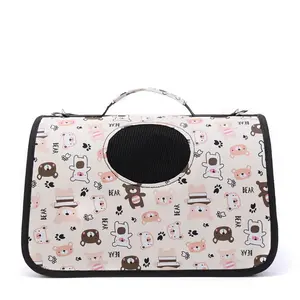 Yeni kore tarzı taşınabilir toptan sırt çantası çizilmeye dayanıklı kedi köpek çanta ve evcil hayvan taşıyıcı - Product Image 2