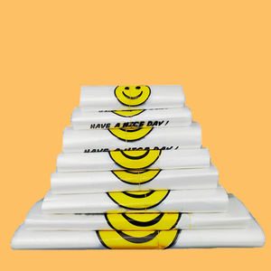 Großhandel transparente biologisch abbaubare PE T-Shirt Tasche Reiß verschluss Supermarkt Shopping Verpackung für Flüssigkeiten Kondome umwelt freundlich - Product Image 4