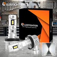 LUXFIGHTER Q12 Phare de voiture LED sans ventilateur en aluminium, étanche IP65, ampoule d'éclairage automobile, série Plug-and-Play personnalisée ODM OEM, 1 pièce