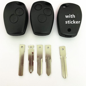 Clé télécommande à <span class=keywords><strong>2</strong></span> boutons avec logo personnalisé pour <span class=keywords><strong>Renault</strong></span> Duster Modus Clio 3 <span class=keywords><strong>Twingo</strong></span> DACIA Logan Sandero Kangoo avec puce PCF7946 433 MHz - Product Image 5