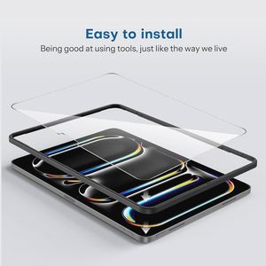 ฟิล์มกันรอยกระจกนิรภัย iPad Pro 11 นิ้ว รุ่นปี 2025 แบบบางพิเศษ 2.5D 9H ป้องกันรอยขีดข่วน ขายตรงจากโรงงาน - Product Image 4