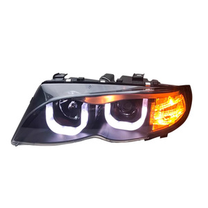 Para <span class=keywords><strong>BMW</strong></span> Serie 3 <span class=keywords><strong>E46</strong></span> lente <span class=keywords><strong>de</strong></span> luz <span class=keywords><strong>de</strong></span> cabeza 2001 2004 piezas <span class=keywords><strong>de</strong></span> automóviles <span class=keywords><strong>E46</strong></span> actualización luces delanteras <span class=keywords><strong>faros</strong></span> <span class=keywords><strong>Angel</strong></span> Eyes faro - Product Image 1