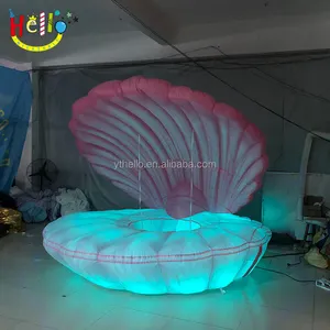 Accesorios de escenario Led modelo de dibujos animados inflable iluminación carcasa inflable rosa